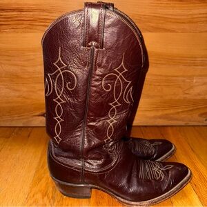 Justin Men’s Brown Western Cowboy Boots
